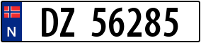 Truck License Plate
